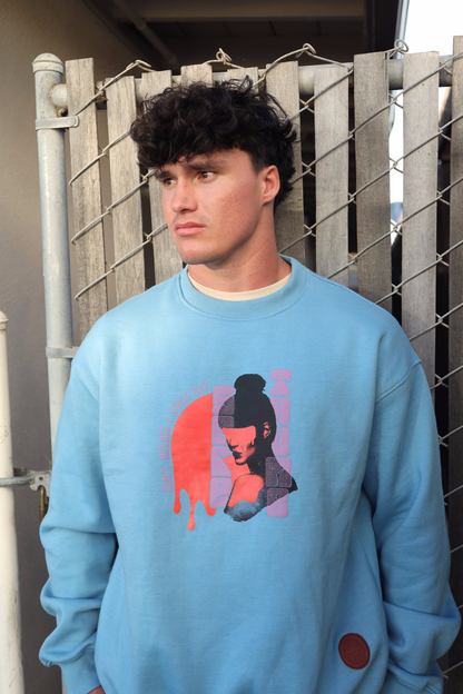 Cotton Candy Bliss: I Can't Relate, I Sticking Out Crewneck